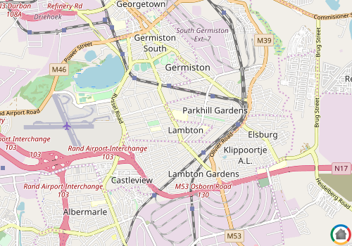Map location of Lambton