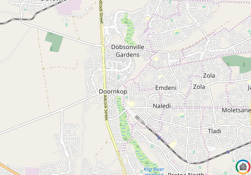Map location of Doornkop