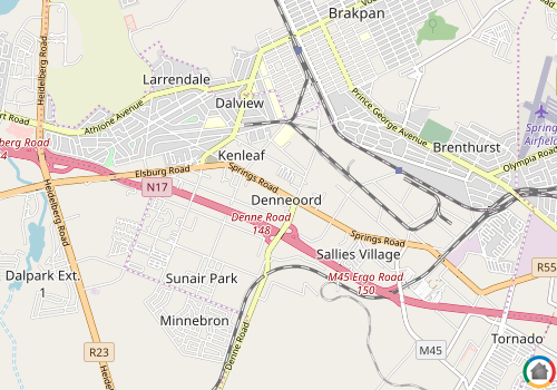 Map location of Denneoord