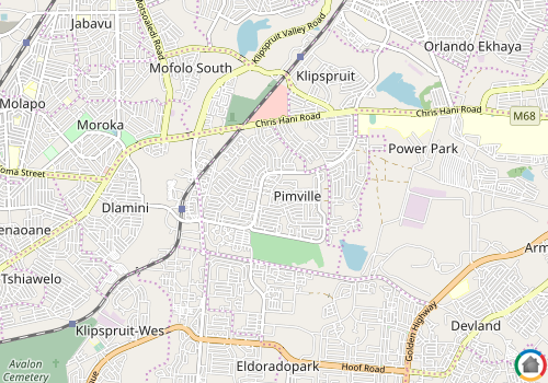 Map location of Pimville