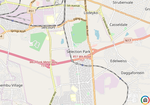 Map location of Selection park