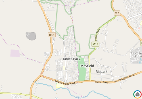Map location of Kibler Park