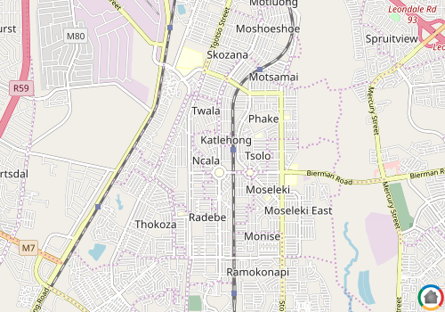 Map location of Goba