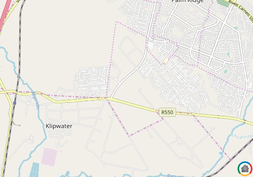 Map location of Vereeniging NU