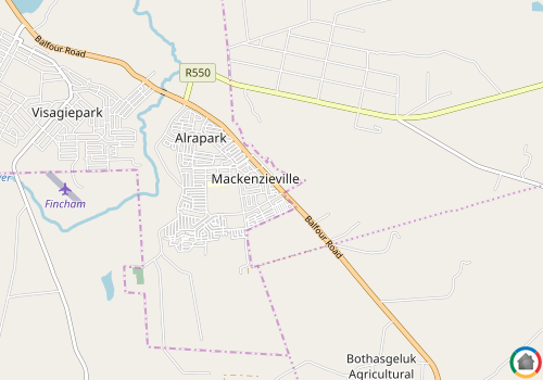 Map location of Mackenzieville