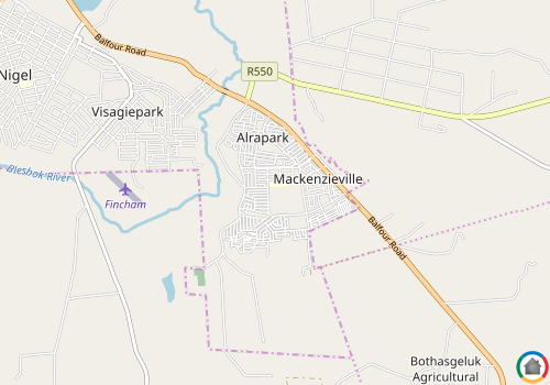 Map location of Cerutiville