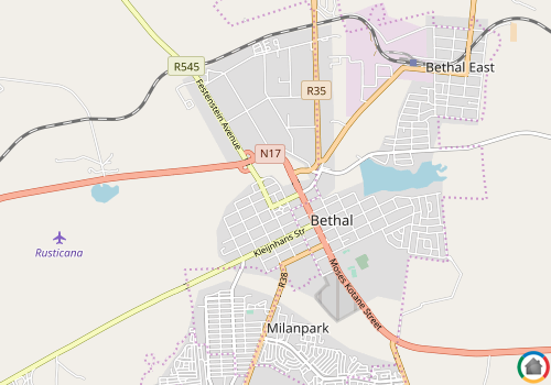 Map location of Bethal