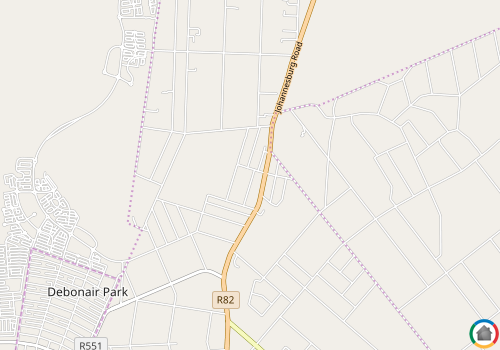 Map location of The Balmoral Estates