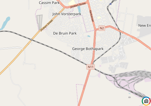 Map location of George Botha Park