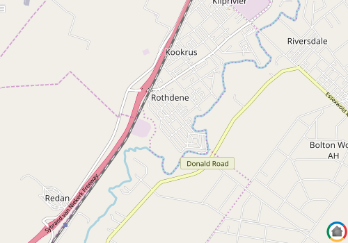 Map location of Rothdene