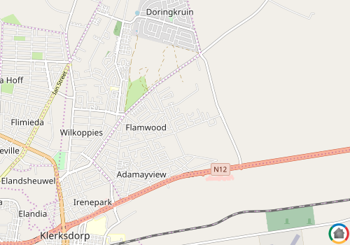 Map location of Flamwood