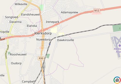 Map location of Dawkinsville