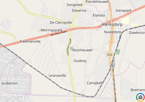 Map location of Roosheuwel