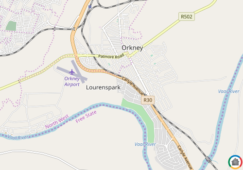 Map location of Lourenspark