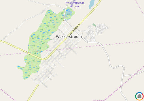 Map location of Wakkerstroom