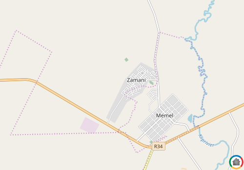 Map location of Memel