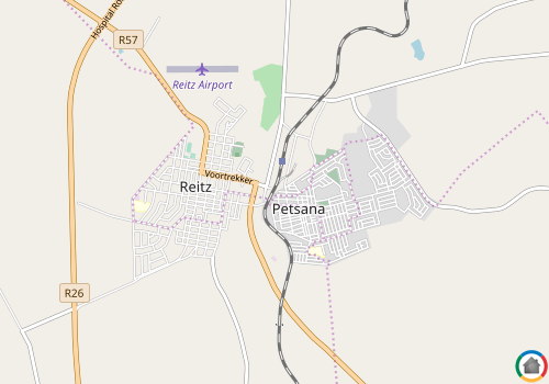 Map location of Reitz