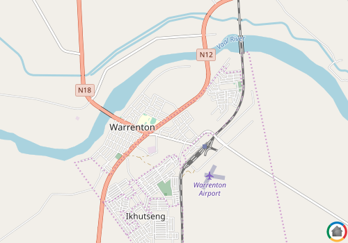 Map location of Warrenton
