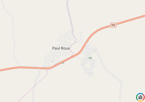 Map location of Paul Roux