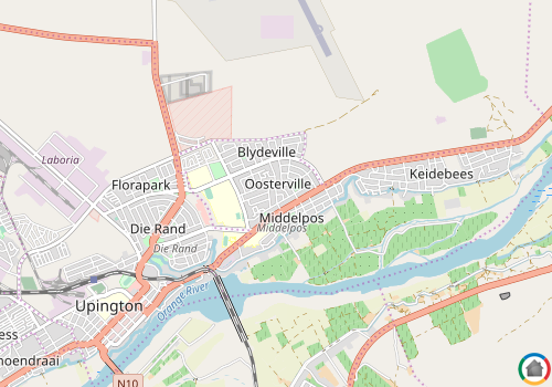 Map location of Oosterville