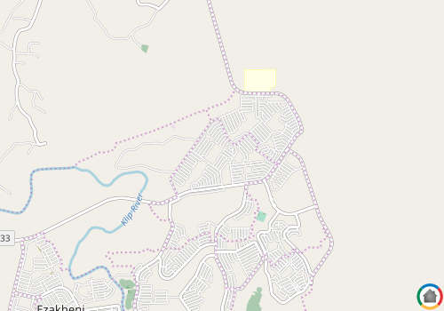 Map location of Ezakheni B