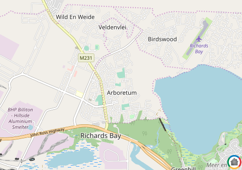 Map location of Arboretum