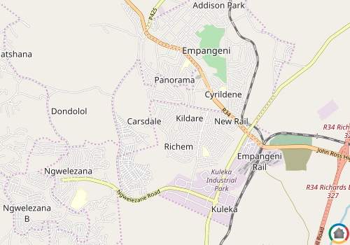 Map location of Kildare