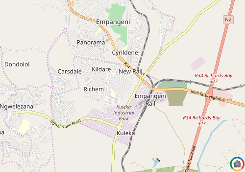 Map location of Grantham Park