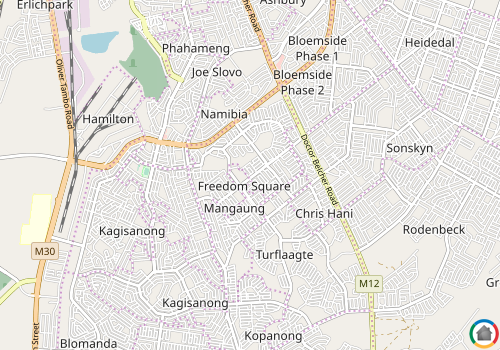 Map location of Freedom Square