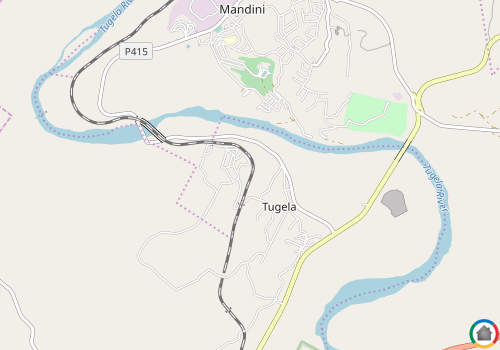 Map location of Tugela