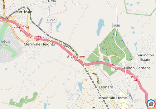 Map location of Cedara