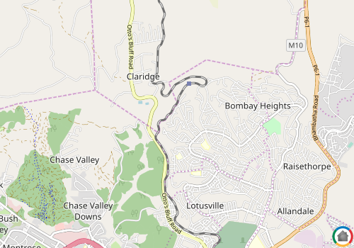Map location of Mysore Ridge