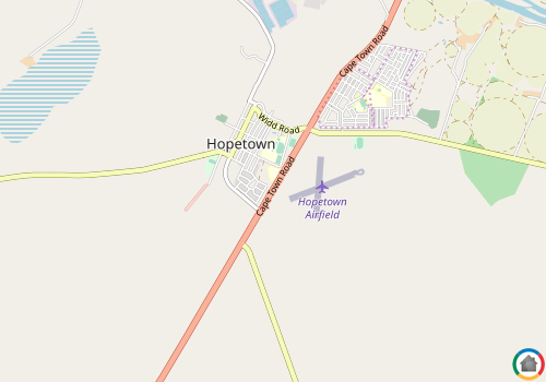 Map location of Hopetown