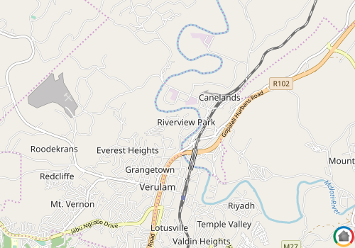 Map location of Riverview Park