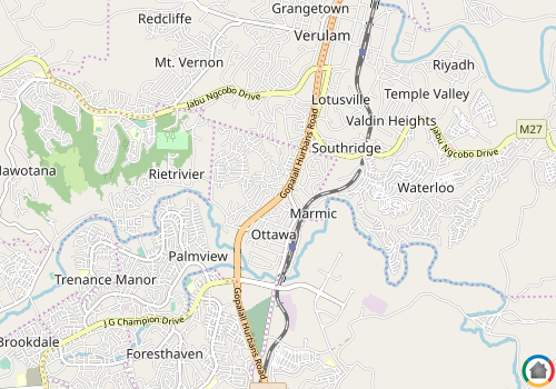 Map location of Riet River