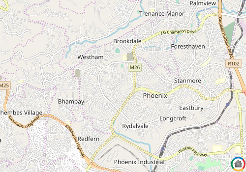 Map location of Northcroft