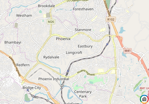 Map location of Longcroft