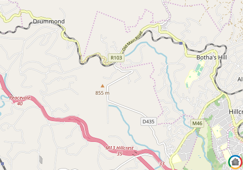 Map location of Alverstone