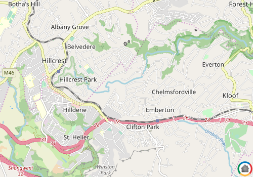 Map location of Everton 