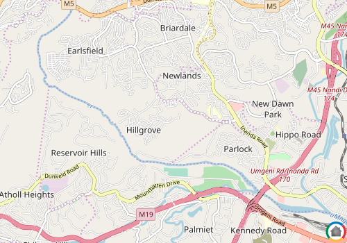 Map location of Hillgrove