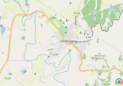 Map location of Bulwer