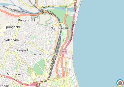 Map location of Stamford Hill