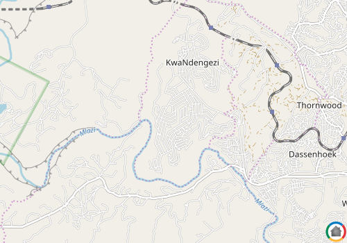 Map location of Kwandengezi