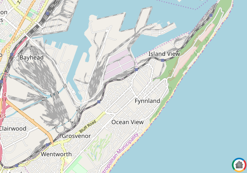 Map location of Fynnland