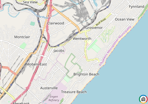 Map location of Wentworth 