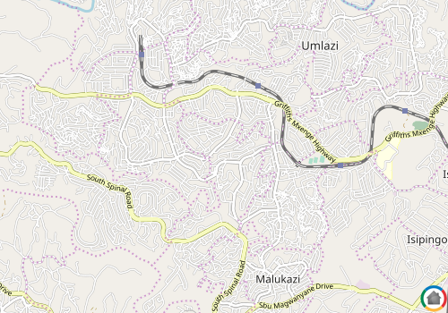 Map location of Umlazi