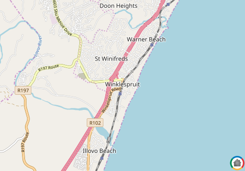 Map location of Kingsburgh