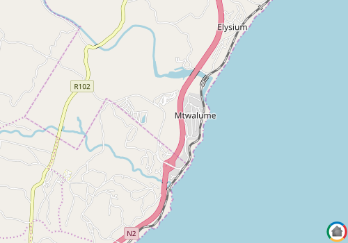 Map location of Mtwalumi