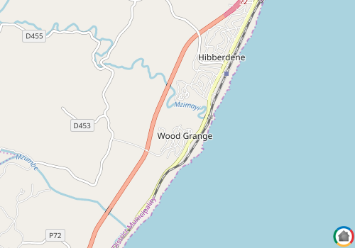 Map location of Wood Grange