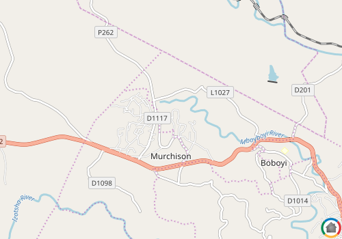 Map location of Murchison